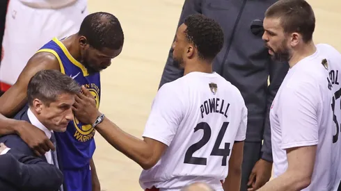 Así terminó Kevin Durant después de su cirugía en el tendón de Aquiles