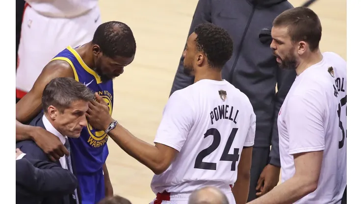 Así terminó Kevin Durant después de su cirugía en el tendón de Aquiles