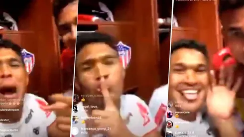 Teo Gutiérrez se filmó en el vestuario y estalló: "Que sigan hablando las maricas esas, cagones"