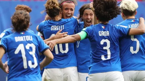 Jamaica vs. Italia por la Copa Mundial Femenina.