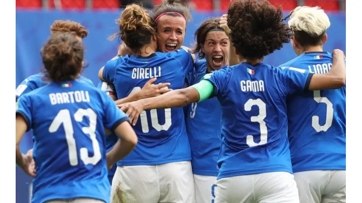 Jamaica vs. Italia por la Copa Mundial Femenina.