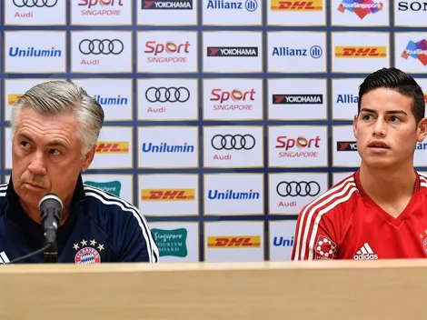 "Ancelotti está loco por James"