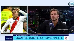 Vignolo le preguntó por su peso y Quintero sorprendió con su respuesta