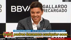 Una periodista no aguantó y le hizo un pedido personal a Gallardo en plena conferencia