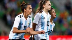 Inglaterra vs. Argentina por la Copa Mundia Femenina.