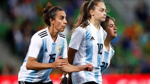 Inglaterra vs. Argentina por la Copa Mundia Femenina.