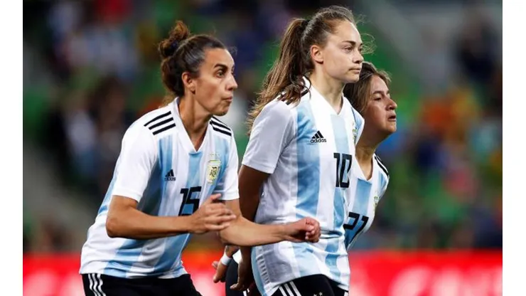 Inglaterra vs. Argentina por la Copa Mundia Femenina.