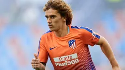 Griezmann en su último partido con el Barcelona.