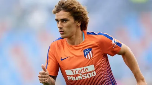 Griezmann en su último partido con el Barcelona.