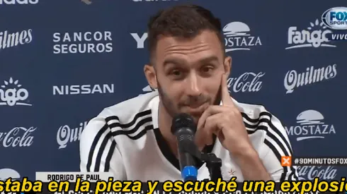 Nadie lo esperaba: Pezzella contó que escuchó 'una explosión' en la concentración