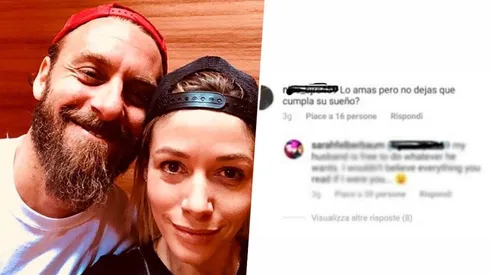A la mujer de De Rossi le tiraron "no dejas que tu marido cumpla un sueño" e ilusionó a todo Boca