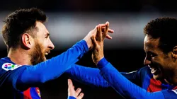 Messi y Neymar en Barcelona.