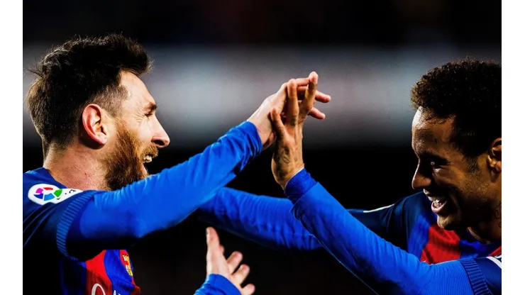 Messi y Neymar en Barcelona.