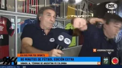 A Ruggeri le tiraron una pelota para que cabecee en vivo y le pegó un codazo a Benedetto