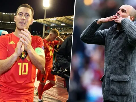 No se enojen, culés: Hazard recibió la bendición de Guardiola en su llegada a Real Madrid