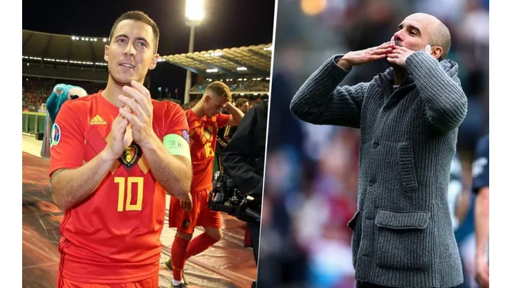 No se enojen, culés: Hazard recibió la bendición de Guardiola en su llegada a Real Madrid