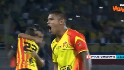 El conmovedor festejo del Cucho Hernández por el título del Deportivo Pereira