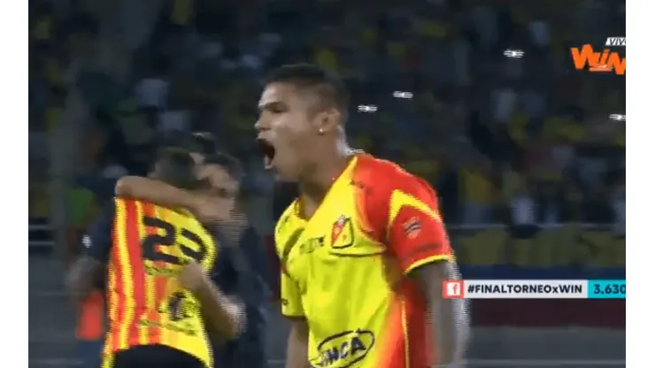 El conmovedor festejo del Cucho Hernández por el título del Deportivo Pereira