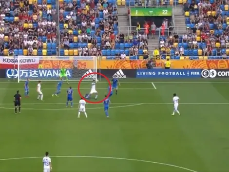 Metió el golazo del Mundial Sub 20 a los 91' y el VAR le cobró una falta insólita