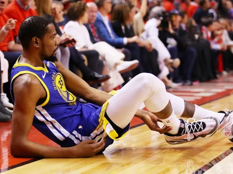 Se confirma la tragedia: Kevin Durant sufre lesión en el tendón de Aquiles