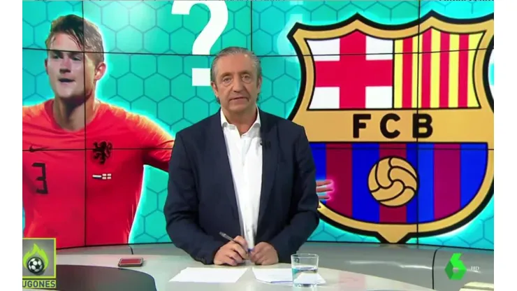 En El Chiringuito creen que De Ligt se está burlando del Barcelona