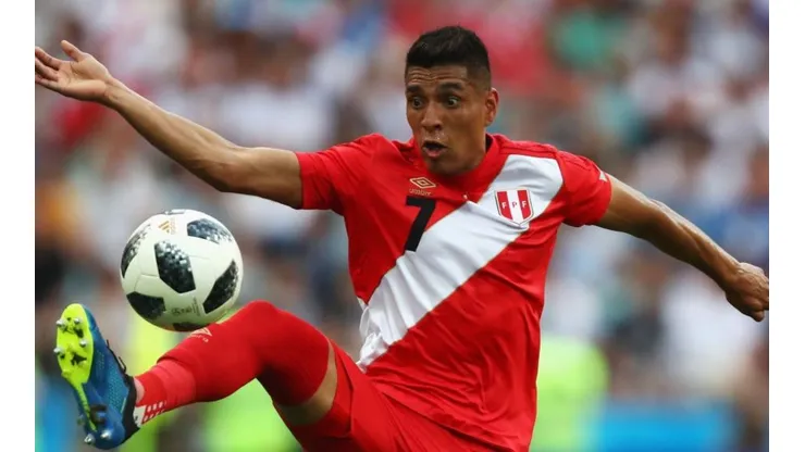 Paolo Hurtado en la Copa del Mundo de Rusia 2018.