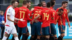 España vs Suecia por las Eliminatorias Eurocopa.