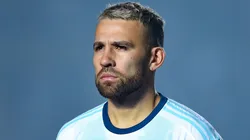 Nicolás Otamendi con la camiseta de la Selección Argentina.