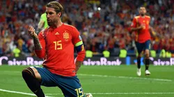 El gran festejo de Sergio Ramos.
