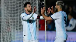 Messi y Agüero conforman la pareja más conocida.