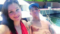 Mel Pasini y Ricky centurión, juntos.