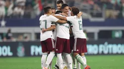 La alegría de los futbolistas mexicanos.