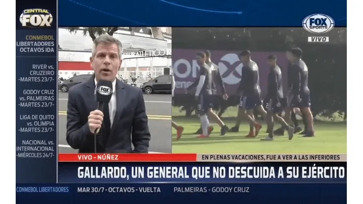 En FOX pasaron en limpio el mercado de pases de River: solo un apuntado y dos posibles salidas