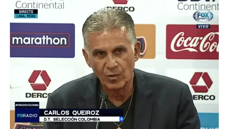 Vuelve y juega: Carlos Queiroz no ve a Colombia favorita en la Copa América
