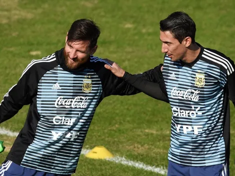 Te amamos, Leo: Di María contó una anécdota inédita de Messi en el entrenamiento de la Selección Argentina