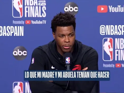 Le preguntaron lo que es presión para él y Kyle Lowry dio una verdadera lección de vida