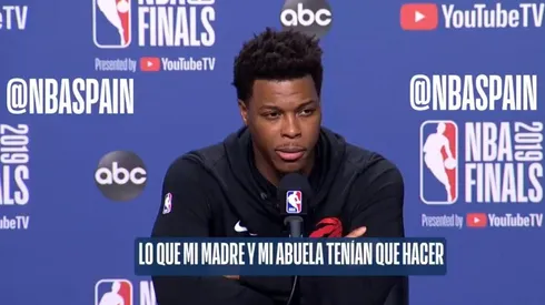 Le preguntaron lo que es presión para él y Kyle Lowry dio una verdadera lección de vida