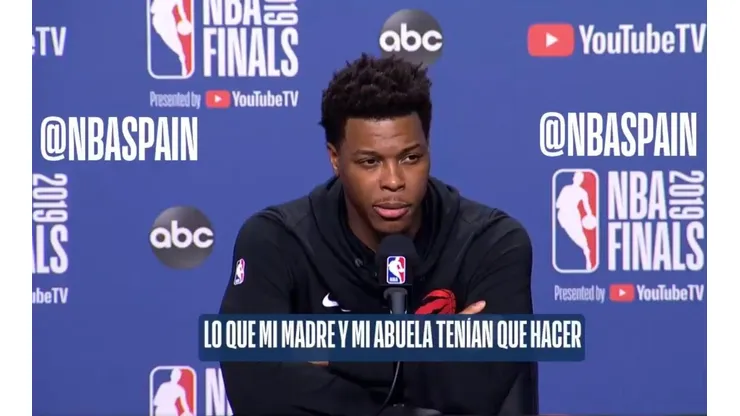 Le preguntaron lo que es presión para él y Kyle Lowry dio una verdadera lección de vida