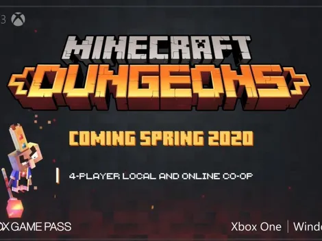 Minecraft Dungeos presentado por Microsoft