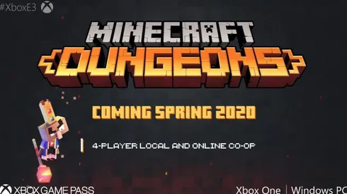 Minecraft Dungeos presentado por Microsoft