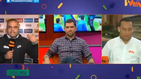 El debate en el programa 'Saque Largo', de WIN Sports.