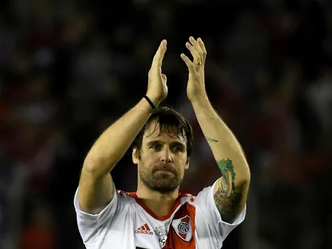 Cavenaghi subió un fotón con cuatro históricos de River y tiró: "La banda sigue tocando"