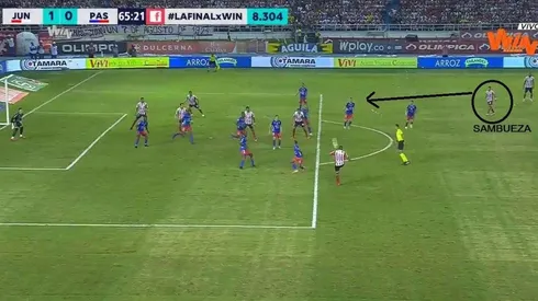 Tiembla el Metropolitano: ¡Fabián Sambueza puso el primero a favor de Junior!