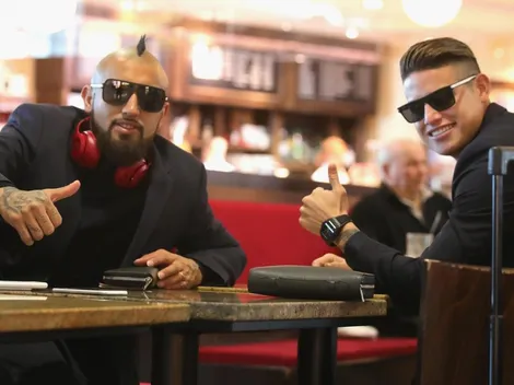 El deseo imposible de Arturo Vidal para James Rodríguez