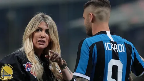Wanda Nara y Mauro Icardi, juntos.
