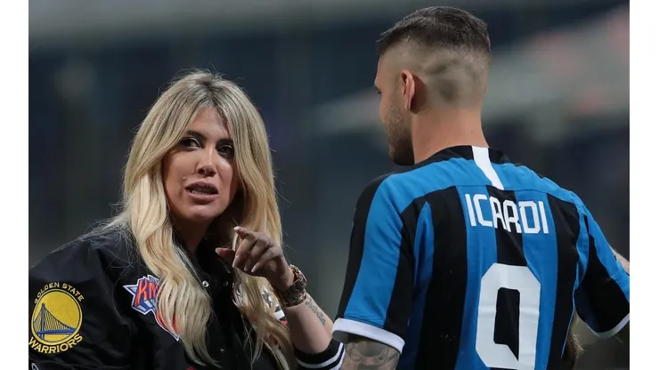 Wanda Nara y Mauro Icardi, juntos.