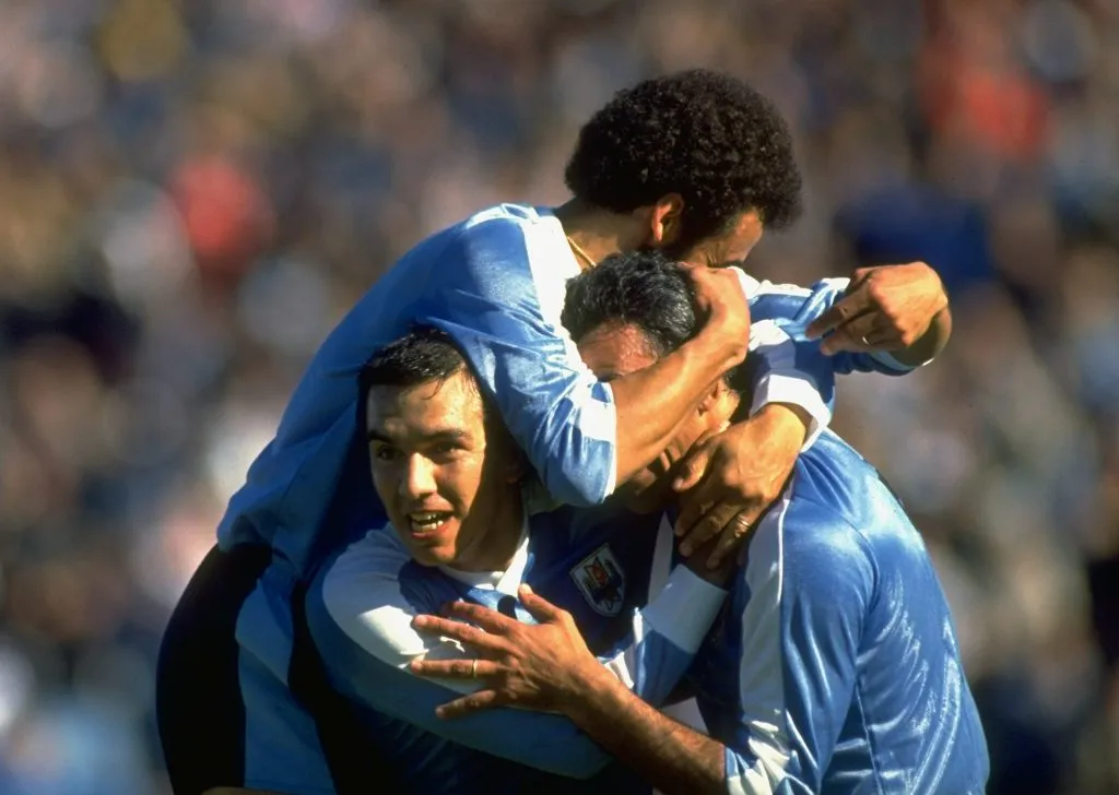 Ruben Sosa jugando por la Selección Uruguaya. (Foto: Getty).