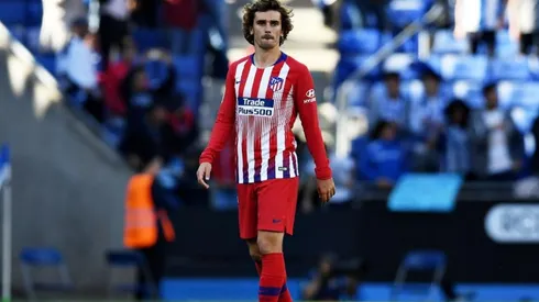Griezmann en su último partido con el Atlético Madrid.