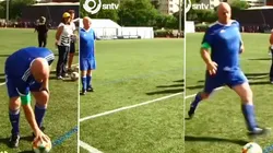 Infantino acomodó el balón, tomó carrera y tiró el peor córner de la historia