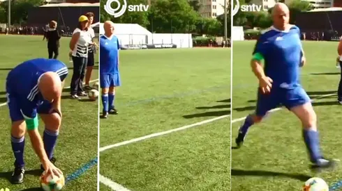 Infantino acomodó el balón, tomó carrera y tiró el peor córner de la historia